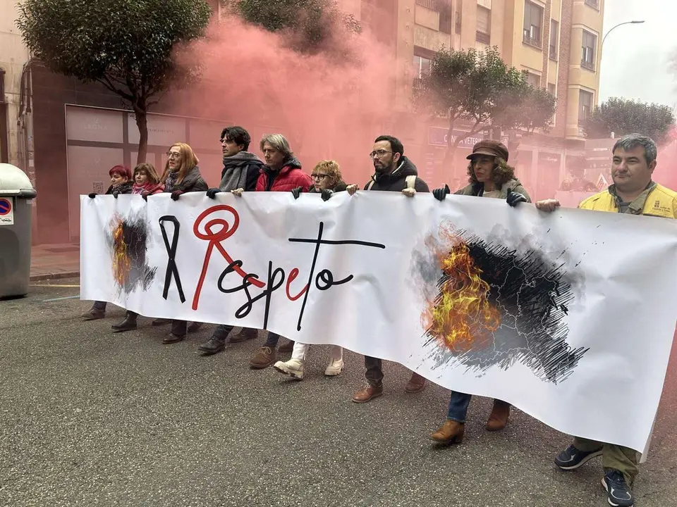 Manifestaci&oacute;n de la plataforma &lsquo;Respeto&rsquo;. Hugo Garc&iacute;a. Le&oacute;n 24 Horas.