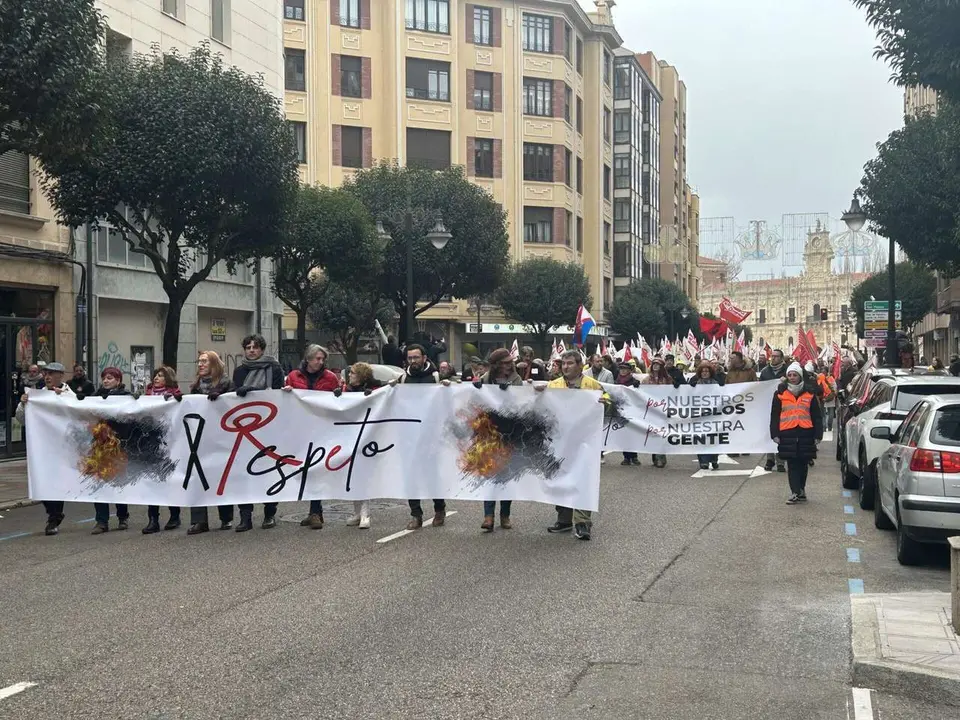 Manifestaci&oacute;n de la plataforma &lsquo;Respeto&rsquo;. Hugo Garc&iacute;a. Le&oacute;n 24 Horas.