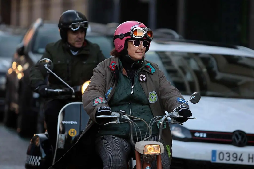 Scooter Run dentro del programa de actividades del festival Purple Weekend. Peio Garc&iacute;a. ICAL