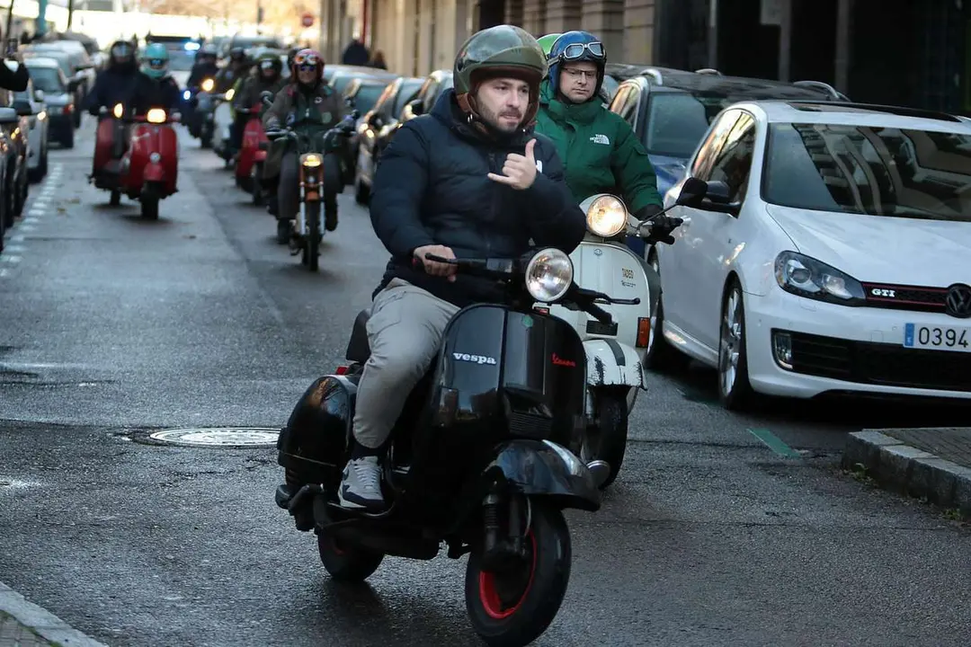Scooter Run dentro del programa de actividades del festival Purple Weekend. Peio Garc&iacute;a. ICAL