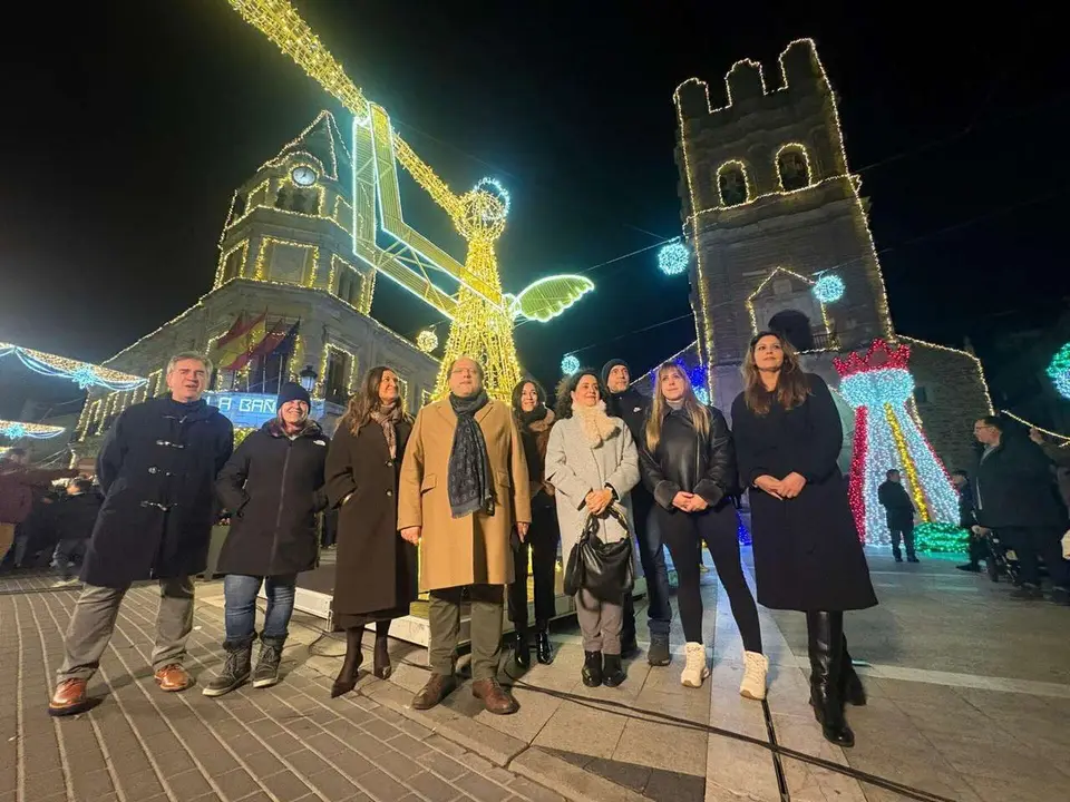 Luces de Navidad de La Ba&ntilde;eza. Le&oacute;n 24 horas.