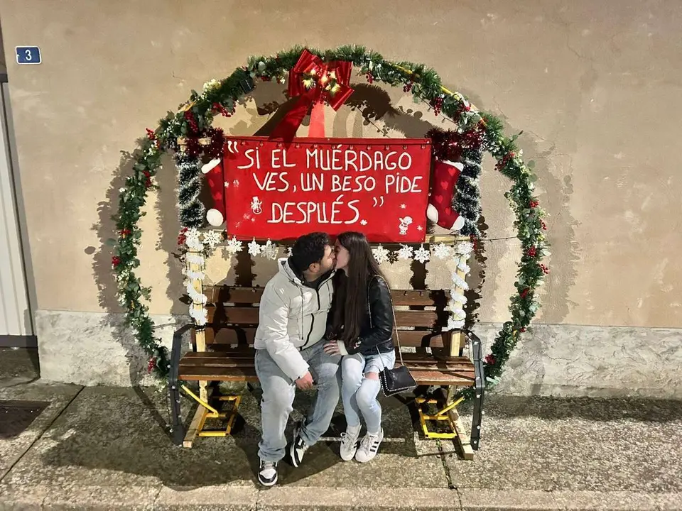Ambiente del mercadillo y del alumbrado navide&ntilde;o de Villaverde la Chiquita. Minipinche _fotografias
