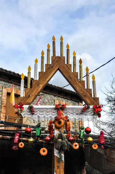 Ya es Navidad en Oceja de Valdellorma, en La Ercina.