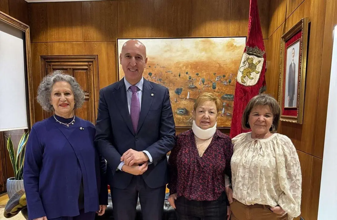 Recepci&oacute;n del alcalde en un encuentro previo al D&iacute;a de las &Aacute;guedas.