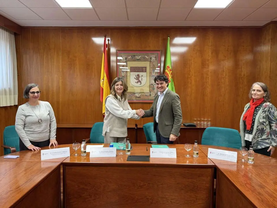 La Universidad de Le&oacute;n acogi&oacute; este martes la firma del convenio con Vexiza.