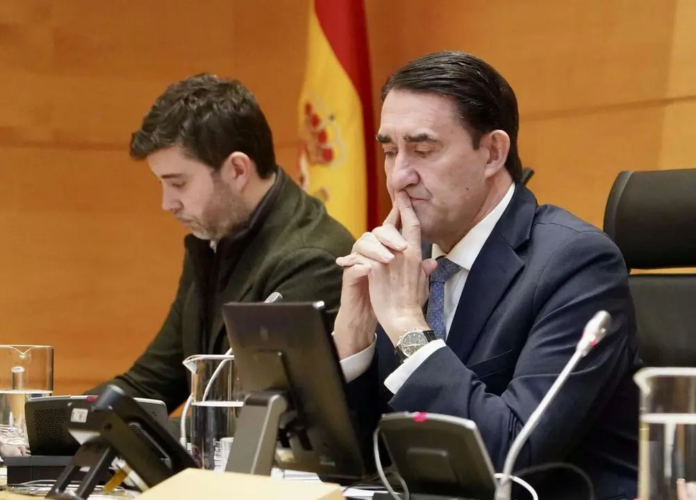 Juan Carlos Su&aacute;rez-Qui&ntilde;ones, este mi&eacute;rcoles en las Cortes. | ICAL