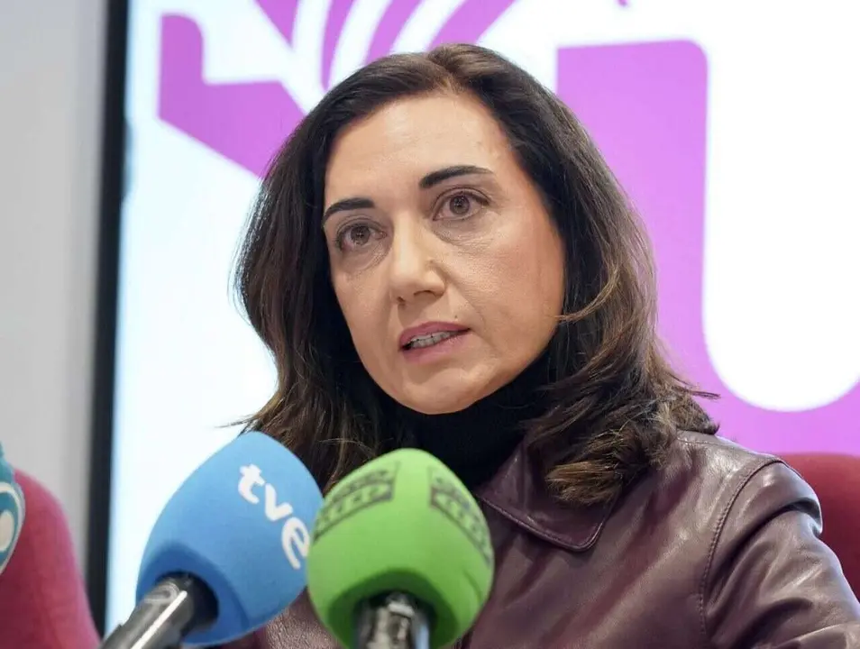 La secretaria general de Uni&oacute;n del Pueblo Leon&eacute;s, Alicia Gallego. | ICAL