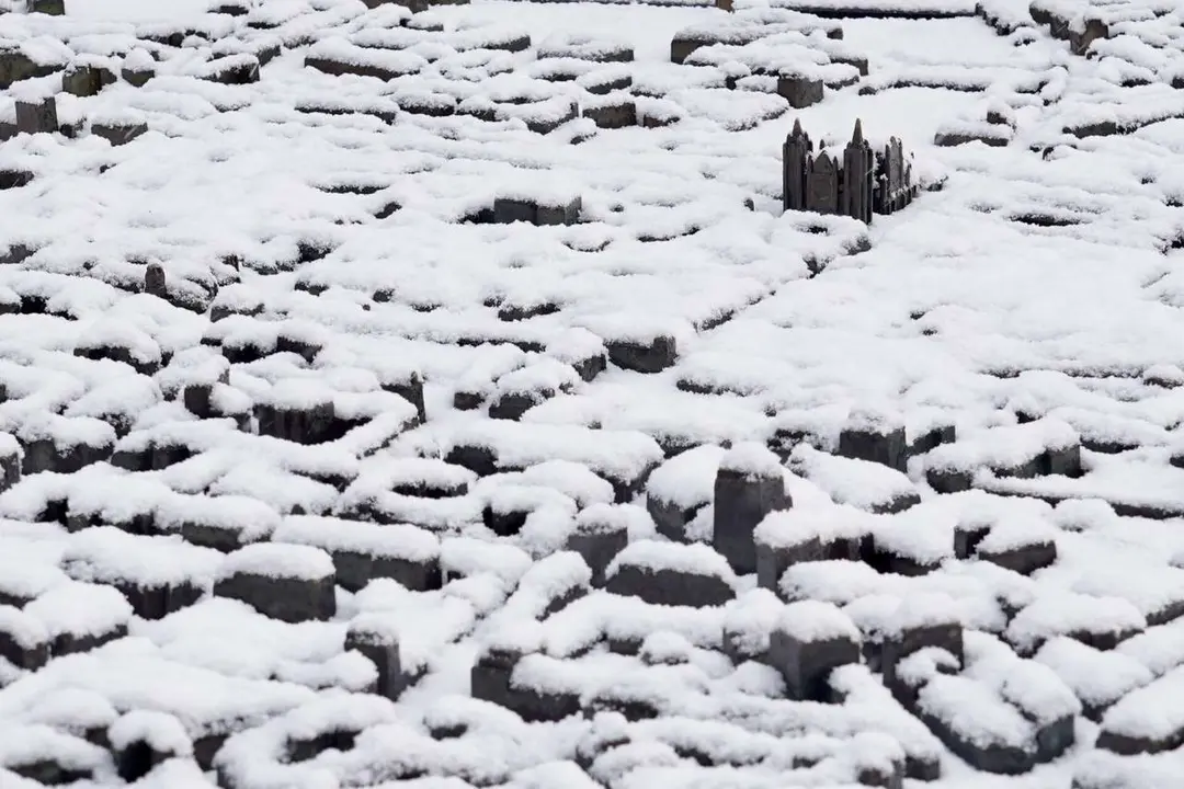 Nieve en la capital leonesa. Campillo. ICAL