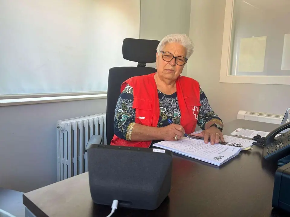 Belarmina, presidenta de la AC en Valencia de don Juan. | CRUZ ROJA