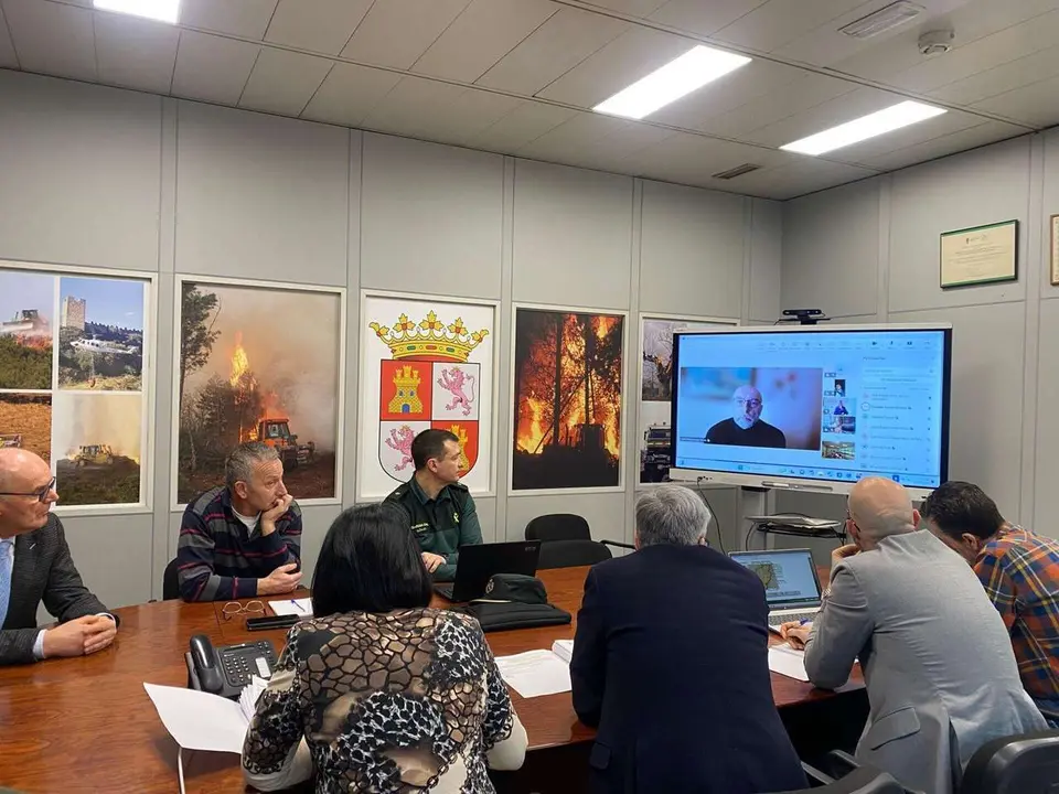 Reuni&oacute;n del Cecopi este martes 17 de febrero. 