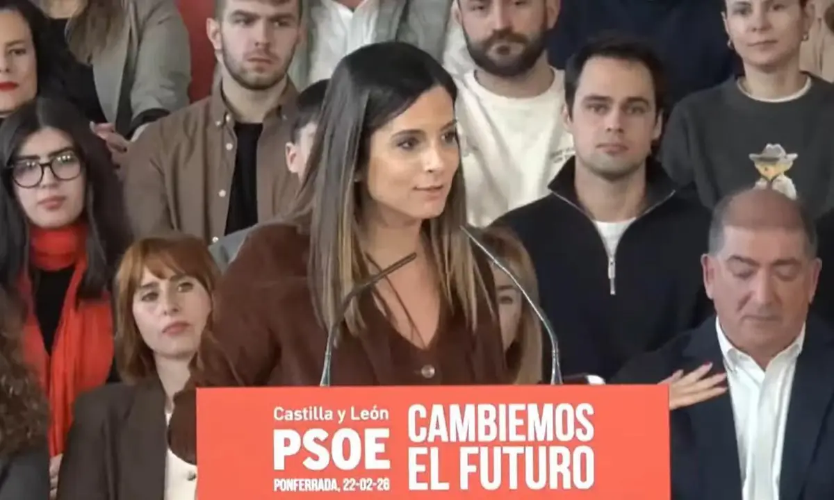 La candidata socialista a las Cortes por Le&oacute;n, Nuria Rubio. | ICAL