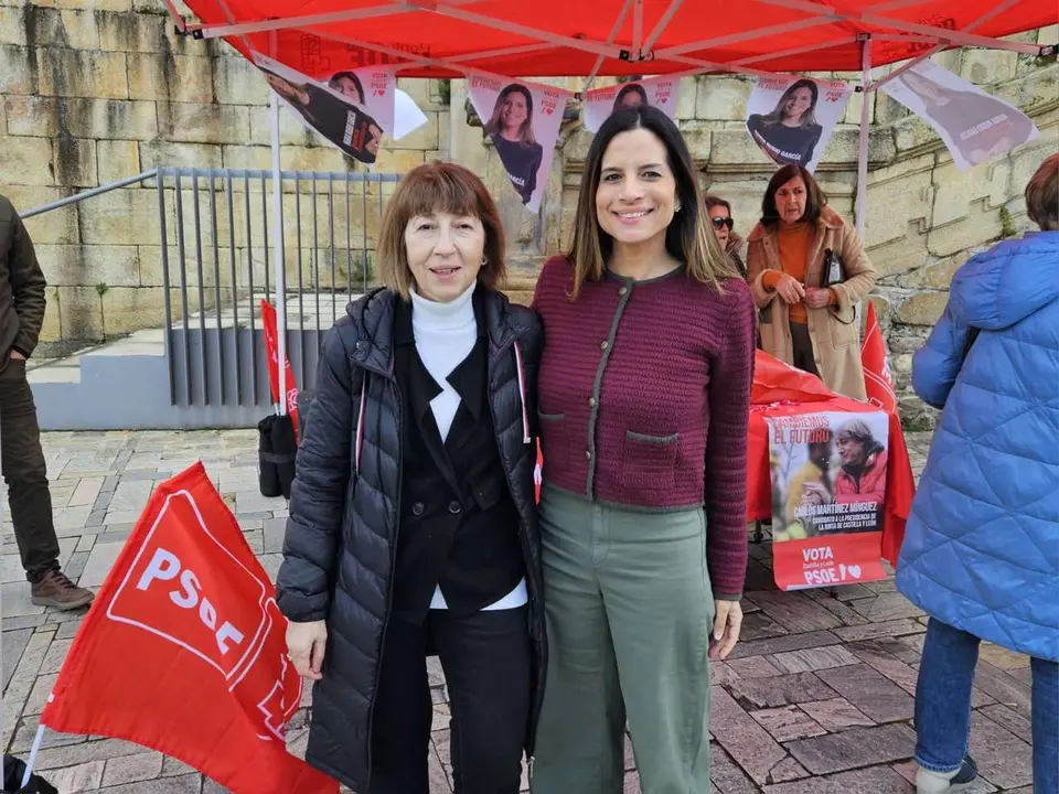 Mabel Fern&aacute;ndez y Nuria Rubio