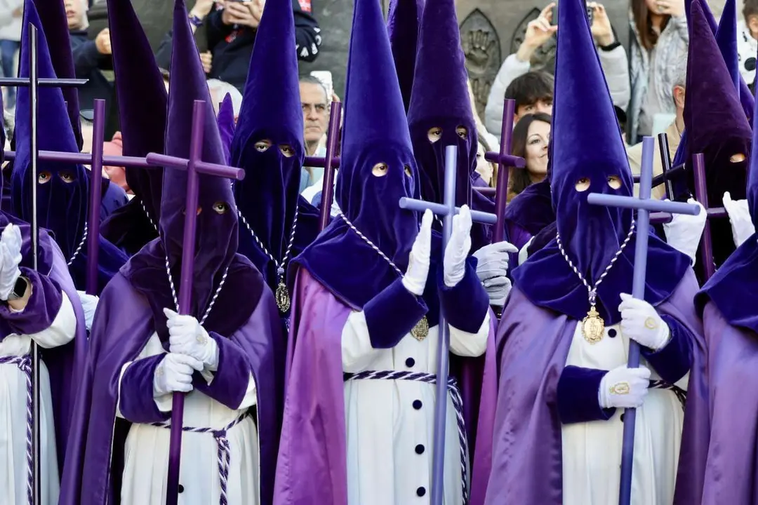 La procesi&oacute;n del Encuentro de la Semana Santa de Le&oacute;n. | ICAL