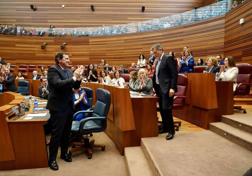 Sesi&oacute;n constitutiva de las Cortes de Castilla y Le&oacute;n de la XII Legislatura. Leticia P&eacute;rez