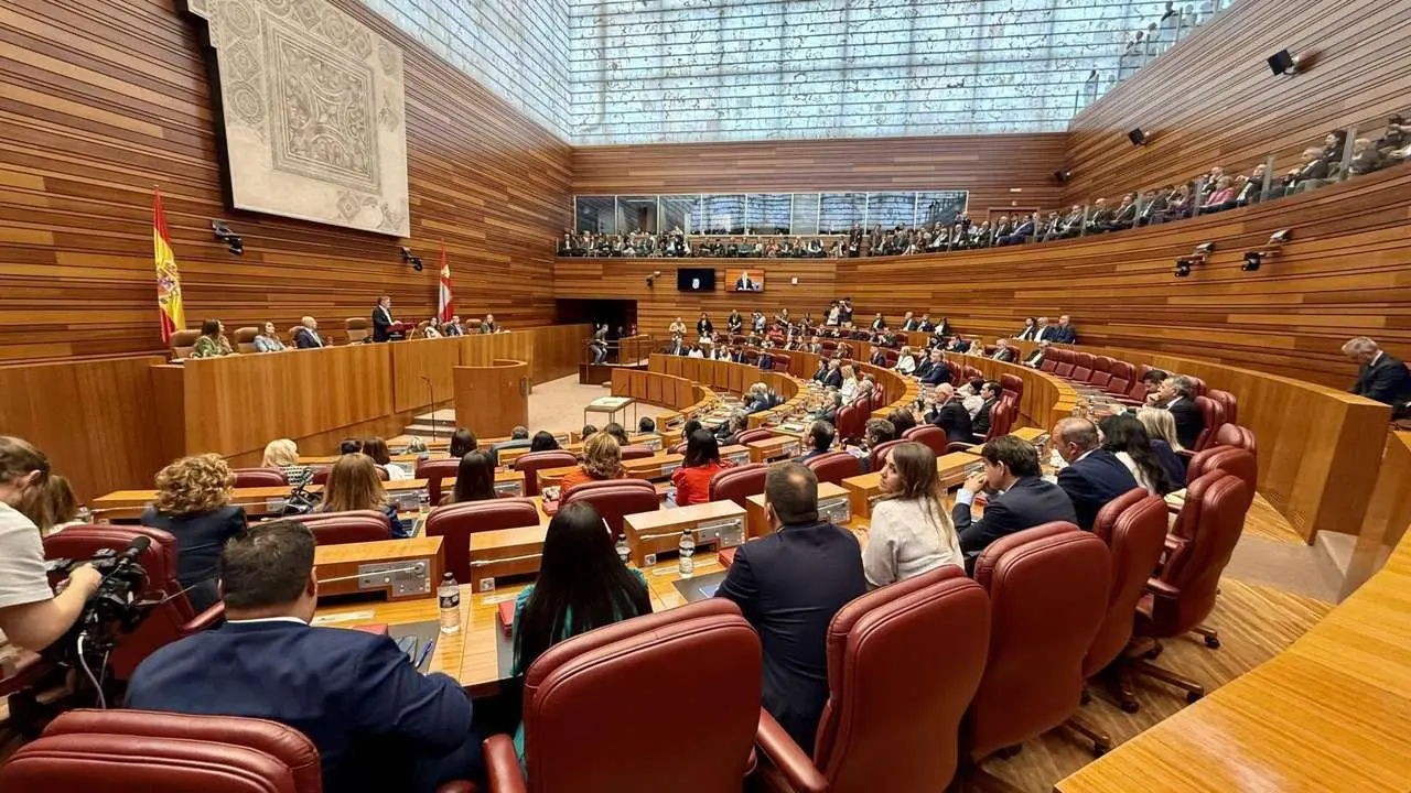 Sesi&oacute;n constitutiva de las Cortes de Castilla y Le&oacute;n de la XII Legislatura. Leticia P&eacute;rez