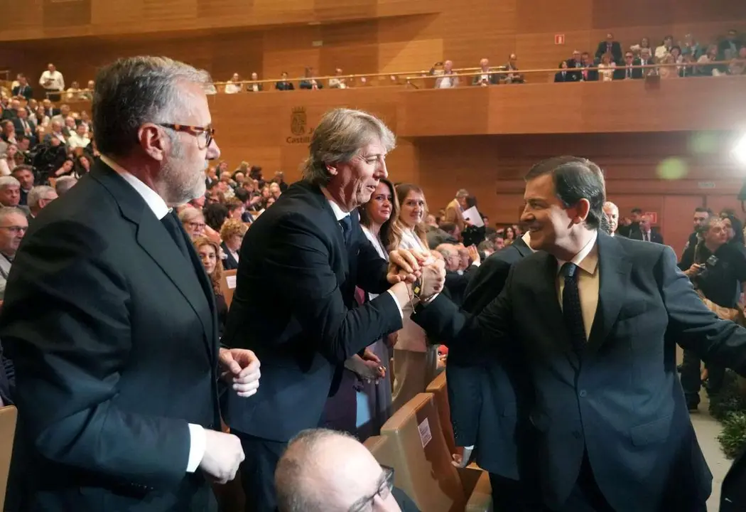 El presidente de la Junta, Alfonso Fern&aacute;ndez Ma&ntilde;ueco. Rub&eacute;n Cacho