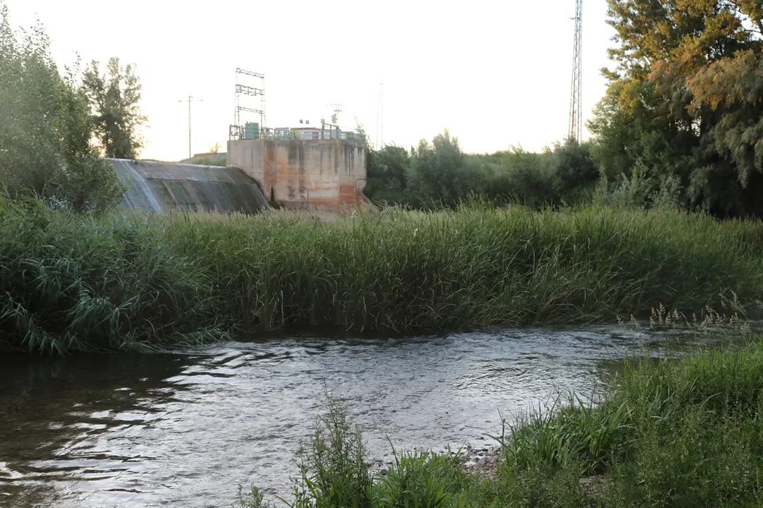 Presa de Ba&ntilde;os del Cerrato, en Palencia, donde hace unos d&iacute;as una madre y su hija fallecieron ahogadas al intentar salvar a su hijo y nieto. | ICAL