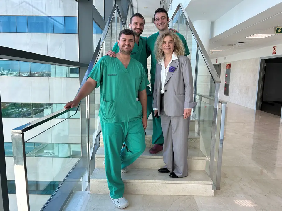 El equipo investigador de la Fe, integrado por los doctores Pablo Ulldemolins, Juan Pedro Menc&iacute;a y Arthur Maes, bajo la coordinaci&oacute;n de la doctora Teresa Bas. | ICAL