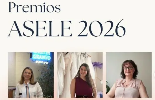 Las tres galardonadas de esta edici&oacute;n en Asele. 