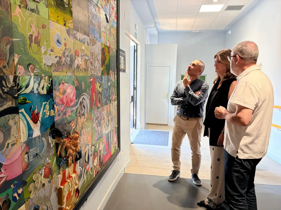 La Universidad de Le&oacute;n incorpora a su patrimonio una reinterpretaci&oacute;n colectiva de &lsquo;El jard&iacute;n de las delicias&rsquo; realizada por 91 artistas leoneses