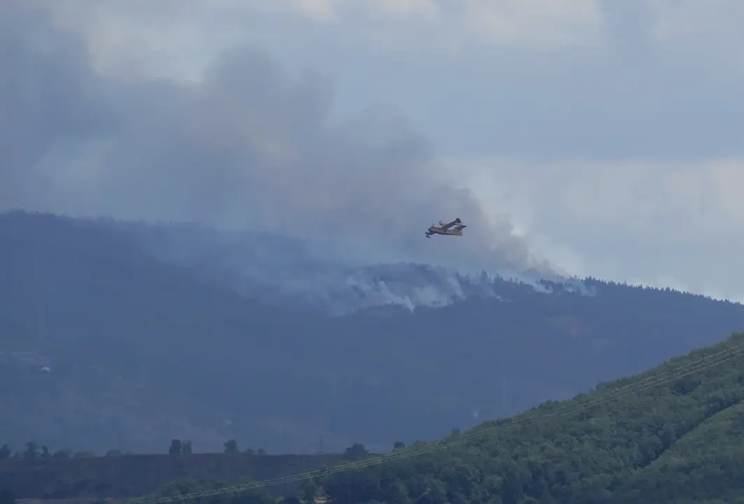 Incendio en el municipio de Congosto (Le&oacute;n). C&eacute;sar S&aacute;nchez. Ical