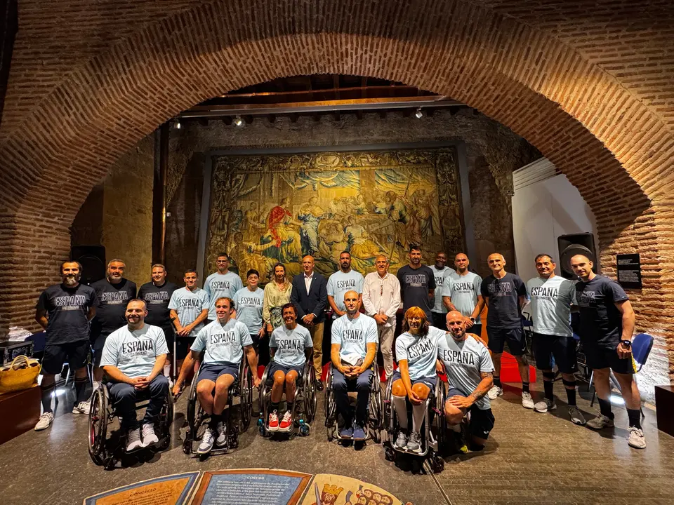Recepci&oacute;n Selecci&oacute;n Espa&ntilde;ola de Balonmano en Silla de Ruedas