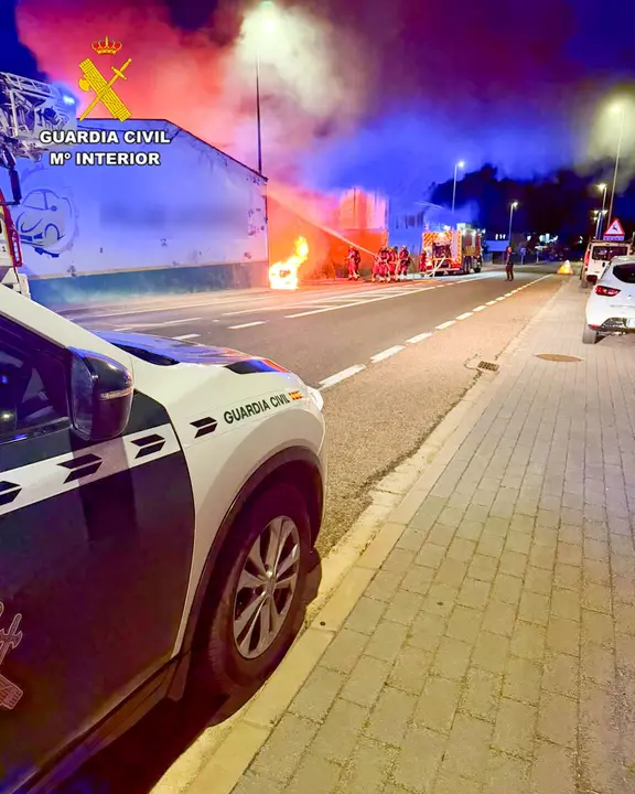 Guardia Civil incendio