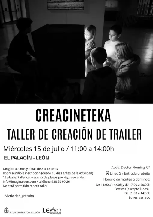 Cartel taller creacineteka_Palac&iacute;n