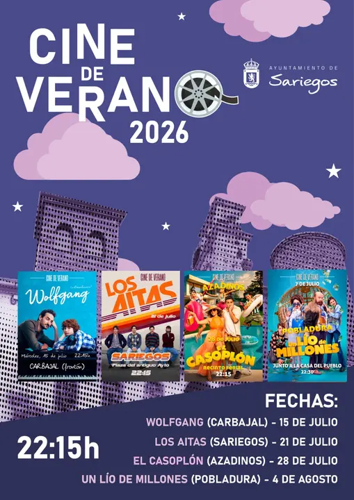 Cine de verano de Sariegos