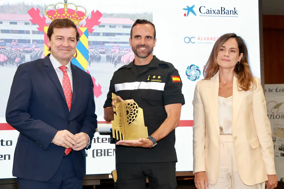 El presidente de la Junta de Castilla y Le&oacute;n, Alfonso Fern&aacute;ndez Ma&ntilde;ueco, participa en el acto de entrega de la XX edici&oacute;n del Premio Diario de Le&oacute;n al Desarrollo Social y los Valores Humanos. Campillo. Ical