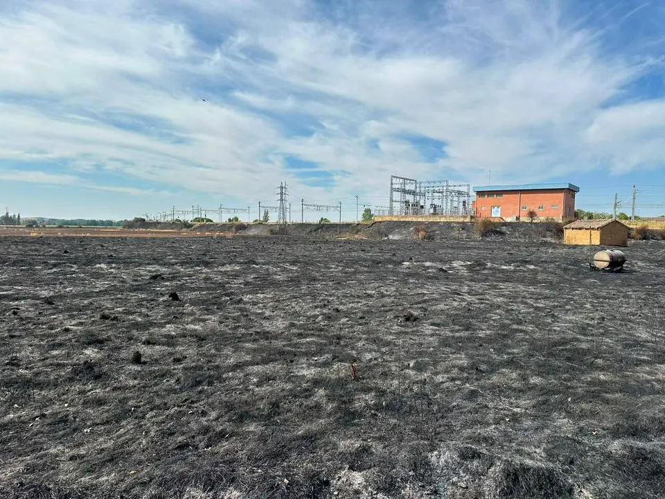 Incendio en Sahag&uacute;n