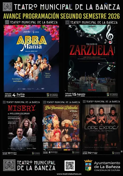 Programaci&oacute;n teatro segundo semestre del La Ba&ntilde;eza