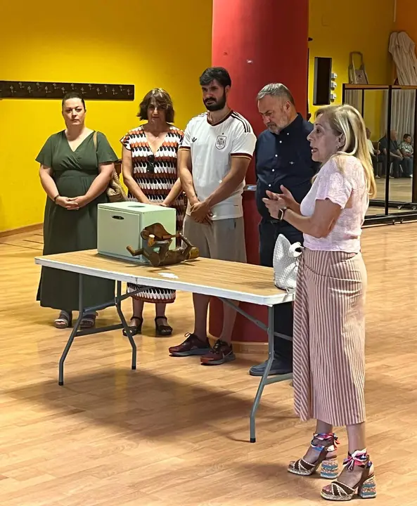 Visita de La Caixa en Camponaraya
