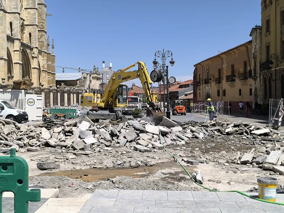 Obras catedral de Le&oacute;n. Le&oacute;n24horas