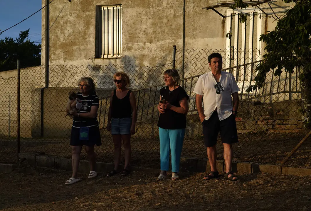 La localidad de Turienzo Casta&ntilde;ero (Le&oacute;n), afectada por el incendio declarado de nivel 2