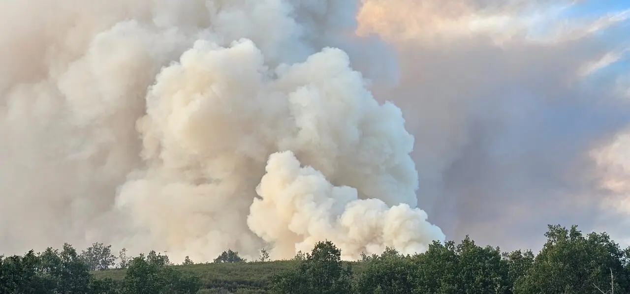 Incendio de Valdesamario. Murias de Ponjos. Le&oacute;n24horas