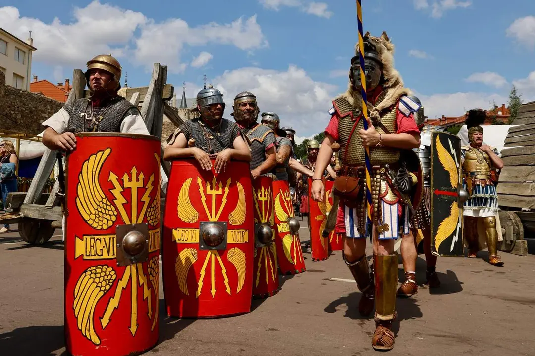 Astorga celebra la XL edici&oacute;n de su fiesta de Astures y Romanos, con campamentos, desfile de tropas romanas y talleres