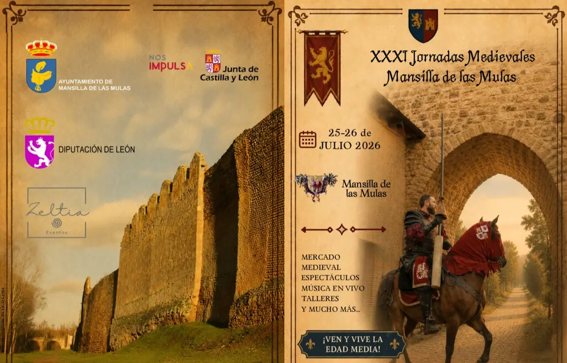 Cartel XXXI Jornadas Medievales Mansilla de las Mulas