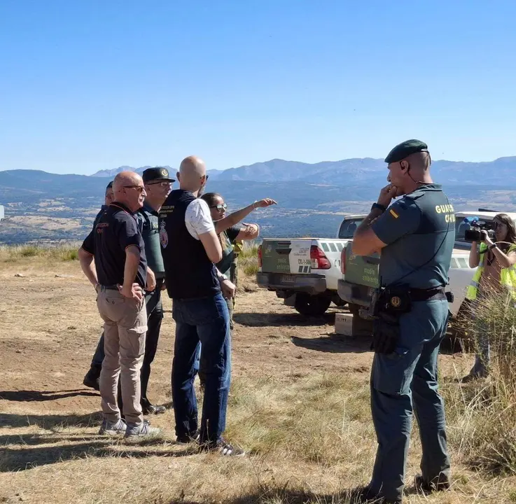 El subdelegado del Gobierno en Le&oacute;n visita el incendio de Murias de Ponjos