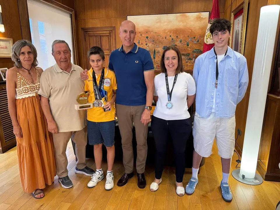 Recepci&oacute;n medallistas Atl&eacute;tico Le&oacute;n Tenis de Mesa