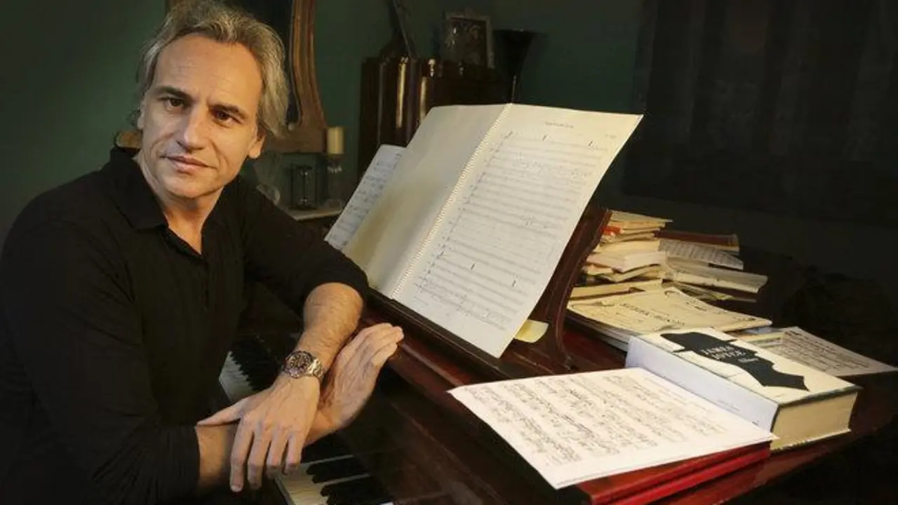 El compositor Pedro Halffter.