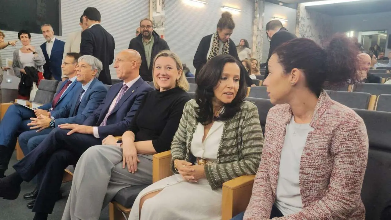 Diez, Blanco, Moya y L&oacute;pez durante un momento del foro. | &Oacute;.Q.