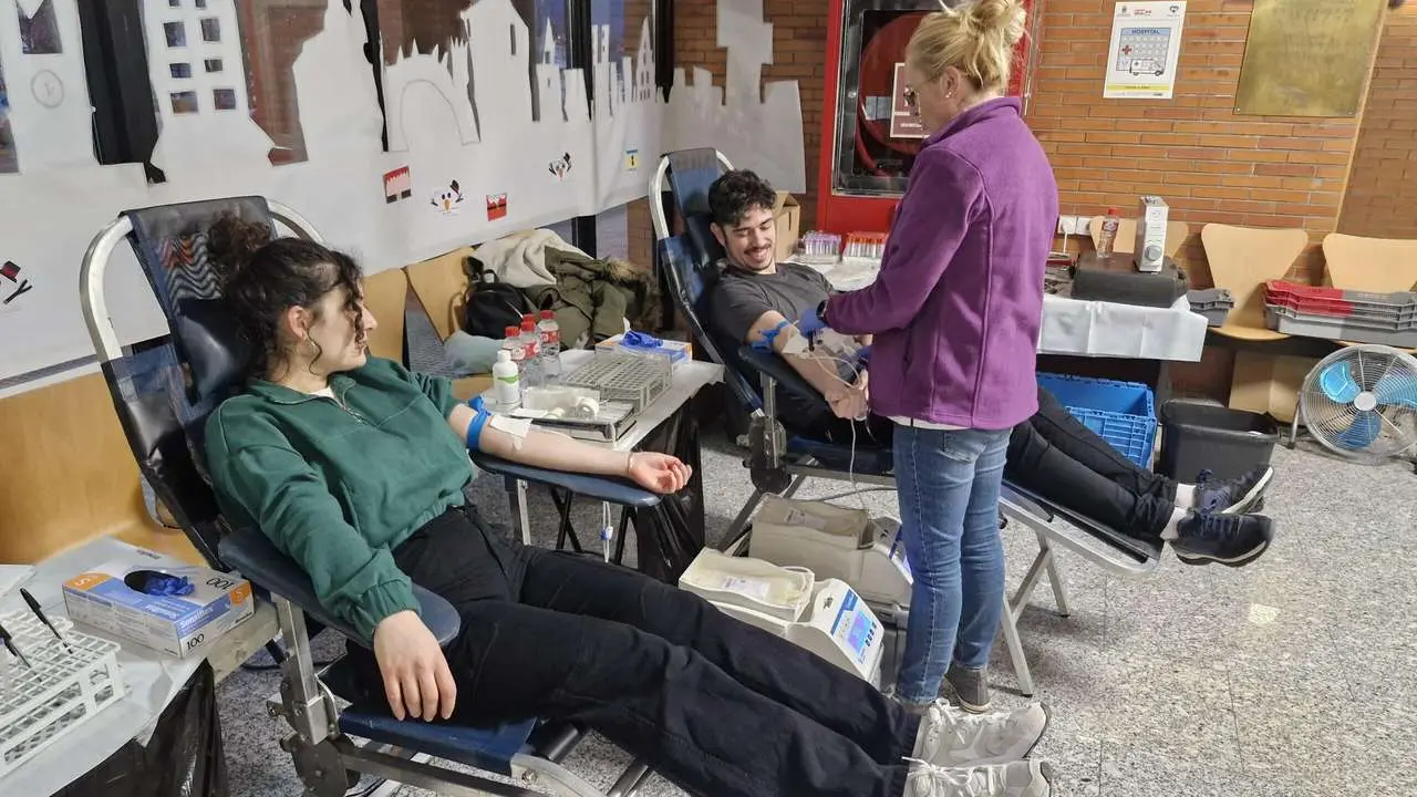 Imagen de archivo de un anterior marat&oacute;n de donaci&oacute;n de sangre.
