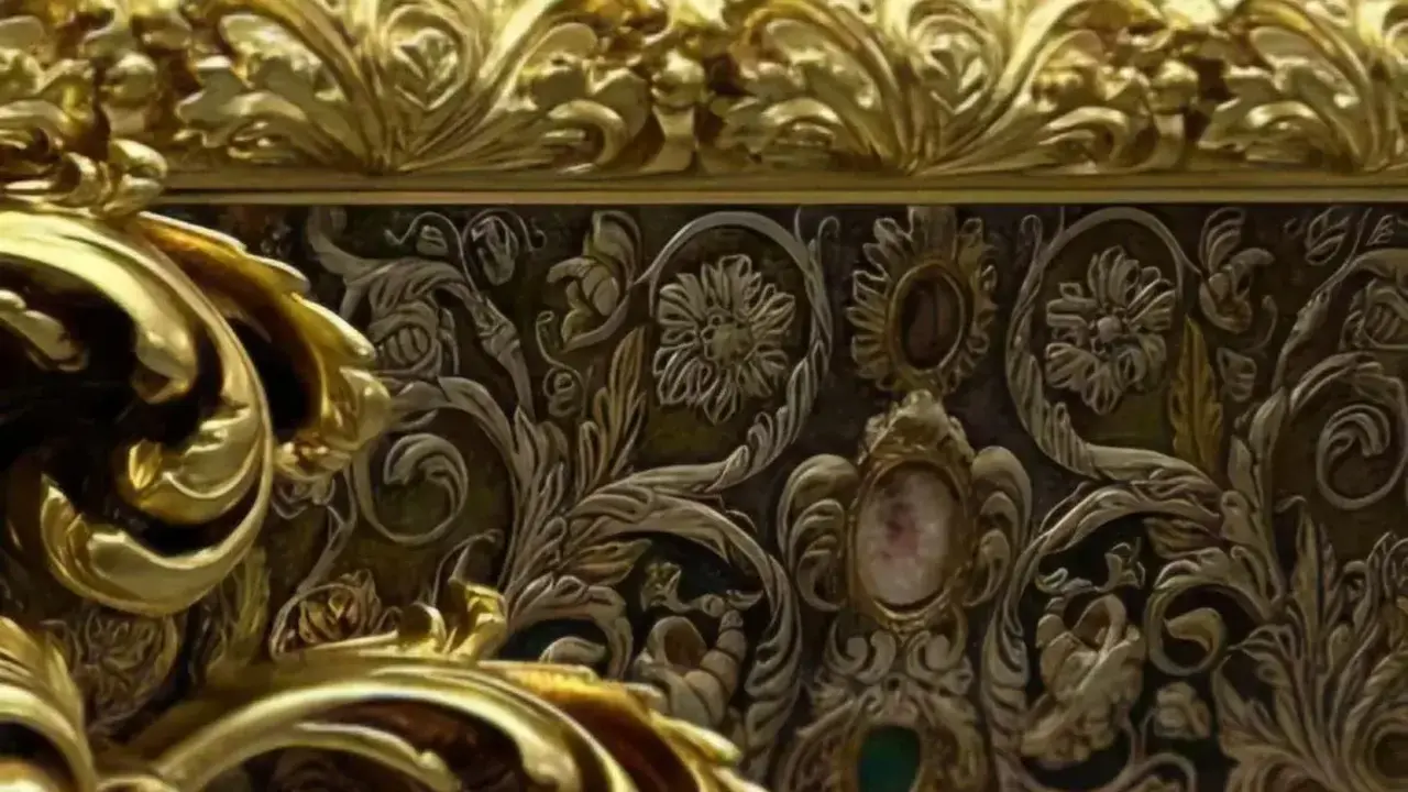 Detalle del trono de la Madre Dolorosa
