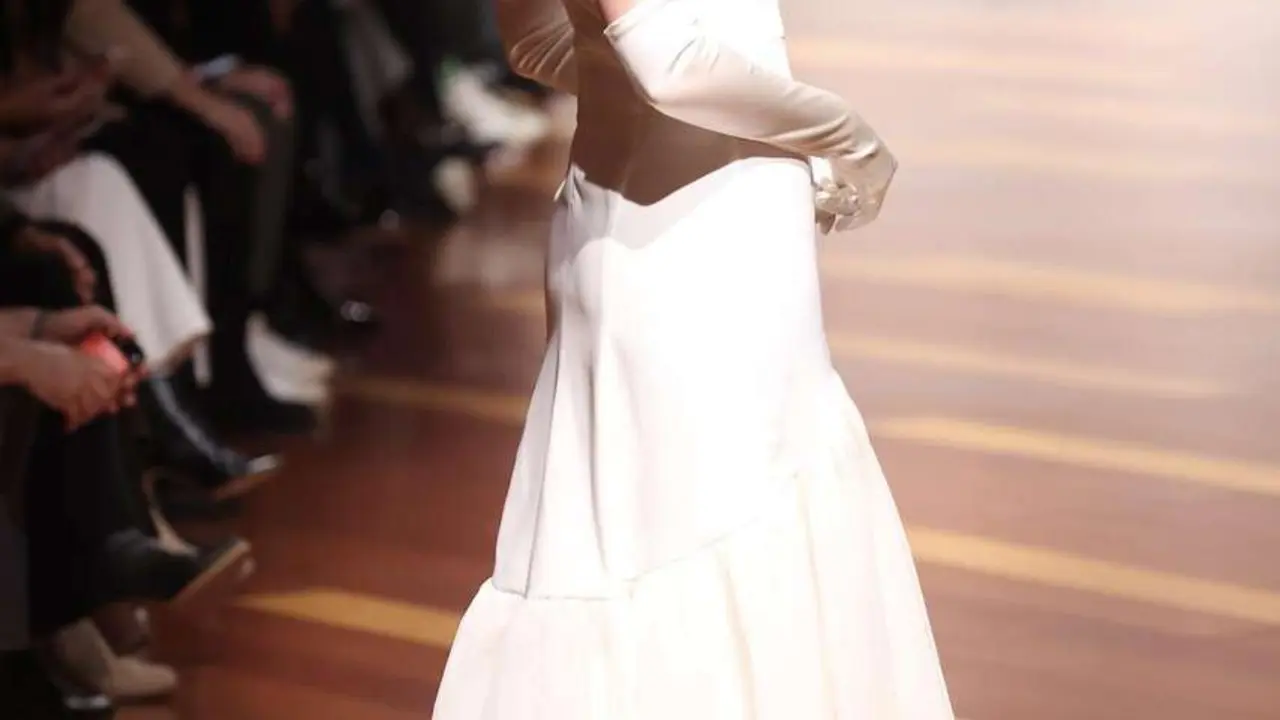 Juan L&aacute;zaro. ICAL. Desfile de la dise&ntilde;adora Sara Santiago en la X edici&oacute;n de la pasarela de Atelier Couture, en el marco de la Semana de la Moda de MadridLa