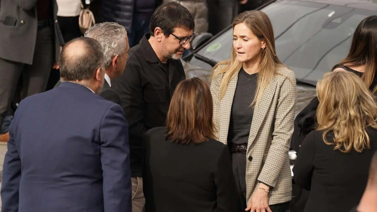 C&eacute;sar S&aacute;nchez / ICAL. La ministra para la Transici&oacute;n Ecol&oacute;gica y el Reto Demogr&aacute;fico de Espa&ntilde;a, sara Aagesen, acude al funeral del minero David &Aacute;lvarez, natural de Torre del Bierzo (Le&oacute;n), fallecido ayer en la mina de Cerredo (Asturias). / C&Eacute;SAR S&Aacute;NCHEZ