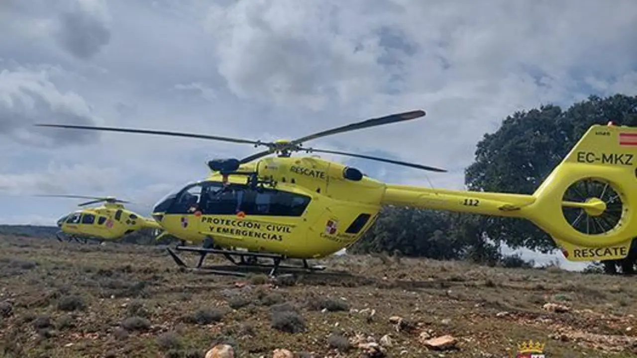 Rescate helic&oacute;ptero Junta de Castilla y Le&oacute;n
