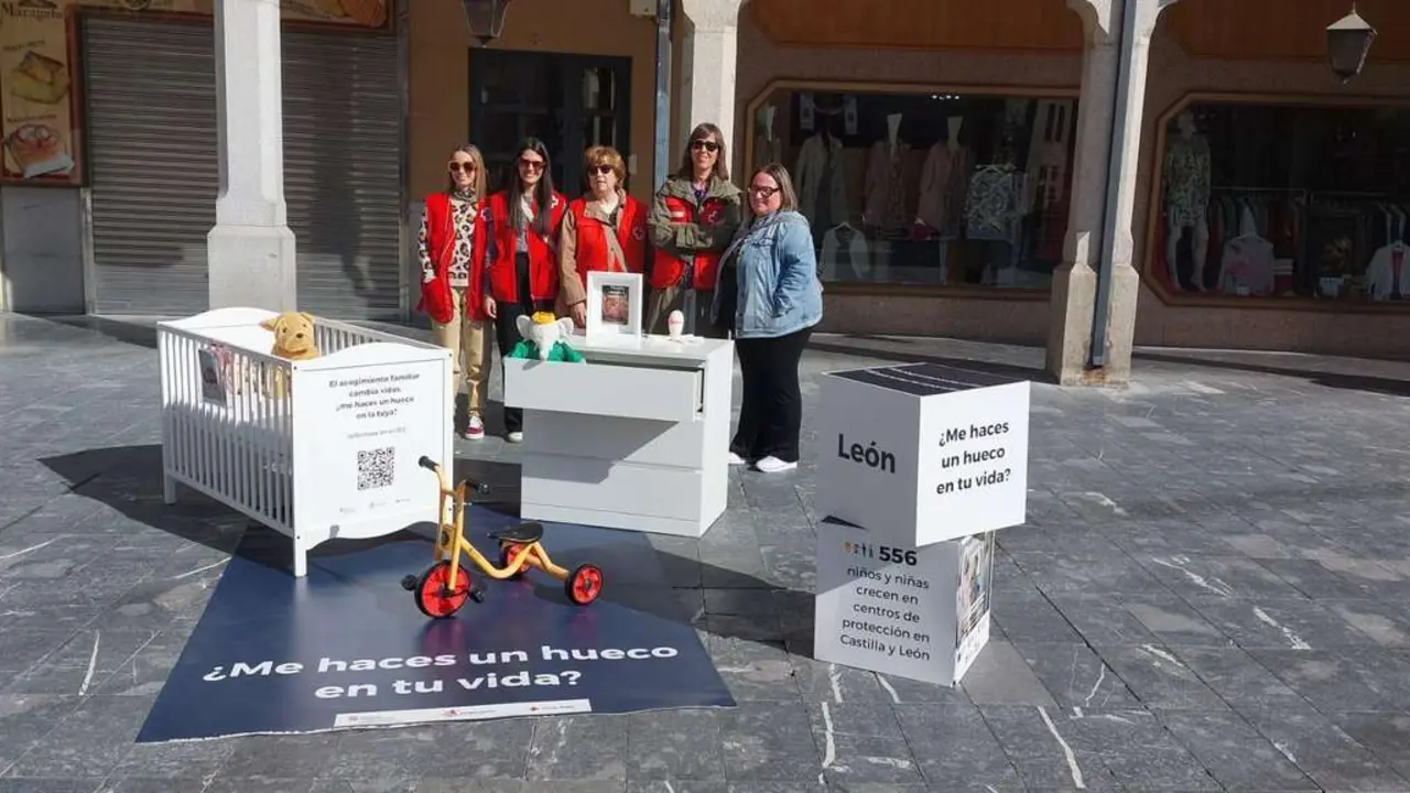 Familias de Acogida, acci&oacute;n en Astorga