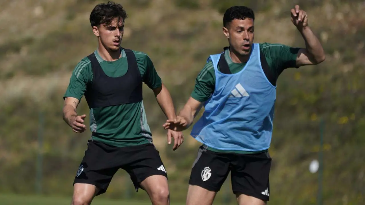 Entrenamiento de la Ponferradina antes del choque con el Zamora. / SDPonferradina
