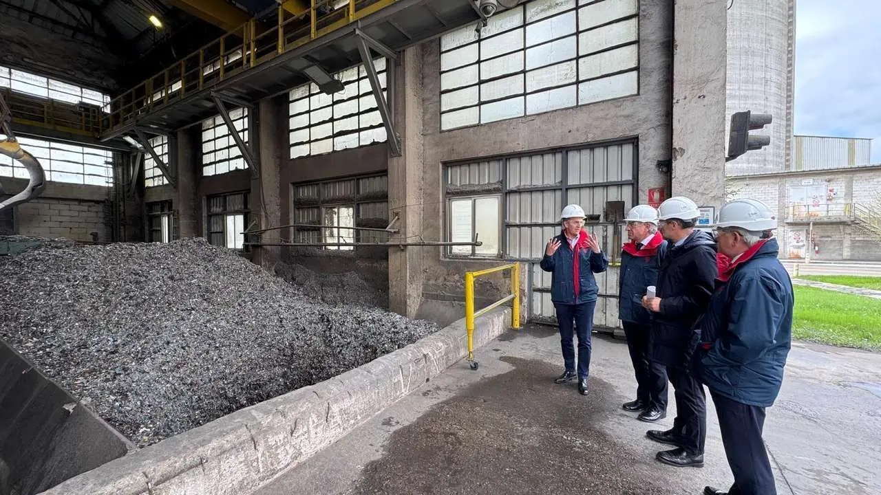 Nicanor Sen visita Tudela Vegu&iacute;n en La Robla